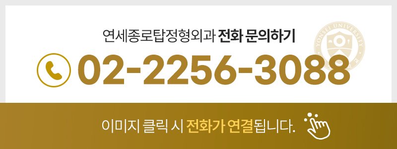 보문동 정형외과 전문의 진료 병원